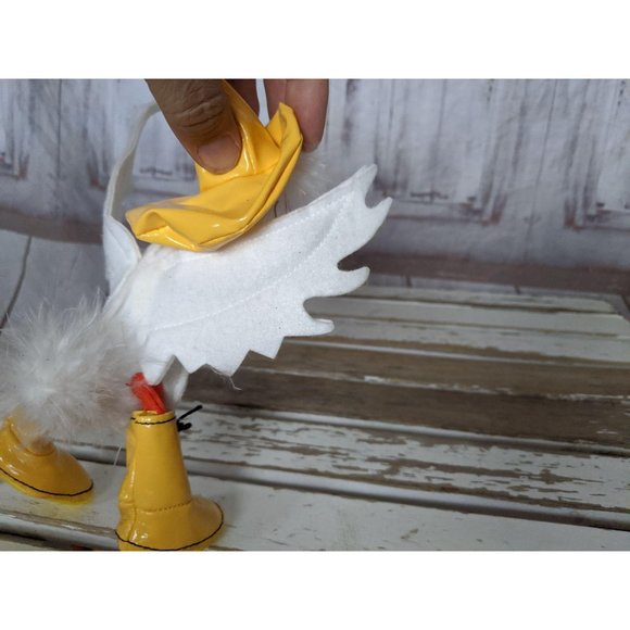 Vintage Annalee Doll Duck in Yellow Rain Boos with - Picture 4 of 7